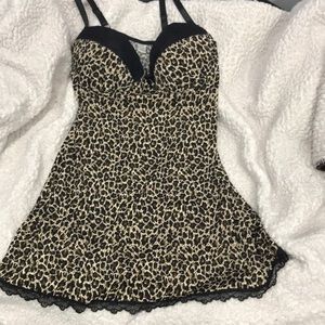 Leopard night gown